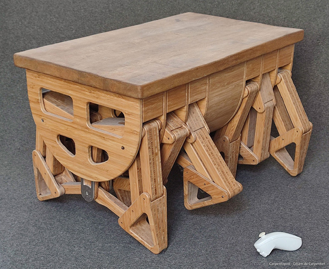 Giliam de Carpentier - Carpentopod: a walking table project