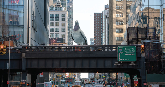 Iván Argote – “Dinosaur”, High Line Plinth, New York