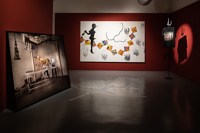 Installation view, La Chola Poblete - Guaymallén, Deutsche Bank Artist of the Year 2023, MUDEC, Milano. ©julehering