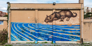 Hitnes + Groove - Murales al Laurentino 38, Roma. Photo credit: Simone Fedele