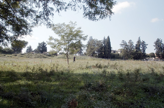 Max Magaldi al lavoro nel parco archeologico di Herakleia a Policoro (MT) per 