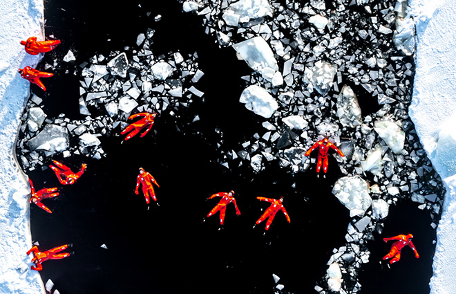 ©Gilad Topaz - Drifting in space, The Baltic sea, Sweden, Drone Photo Awards 2024, Photographer of the Year