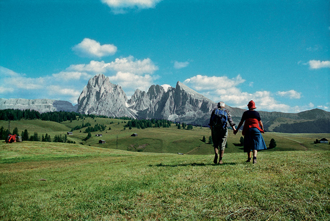 Luigi Ghirri, Alpe di Siusi, Bolzano, 1979 © Eredi di Luigi Ghirri - Museo di Fotografia Contemporanea, Milano-Cinisello Balsamo.