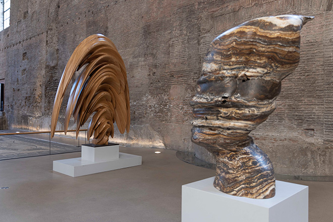 Tony Cragg. Infinite forme e bellissime, installation view, Museo Nazionale Romano, Terme di Diocleziano, Roma. Photo credit: Monkeys Video Lab