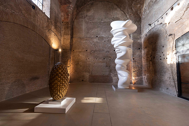 Tony Cragg. Infinite forme e bellissime, installation view, Museo Nazionale Romano, Terme di Diocleziano, Roma. Photo credit: Monkeys Video Lab