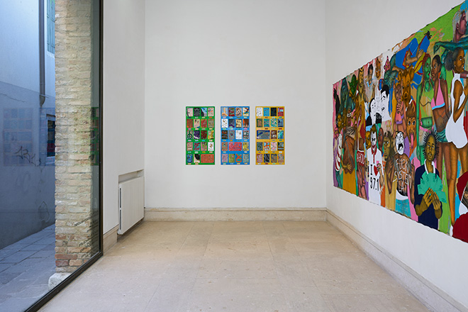 Noutoupatou - Mondes caribeens en mouvement, 2024, exhibition view, A plus A Gallery, Venice. photo credit: Clelia Cadamuro