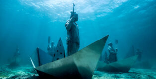 Jason deCaires Taylor - A World Adrift, underwater sculpture, Carriacou e Petite Martinique, Grenada