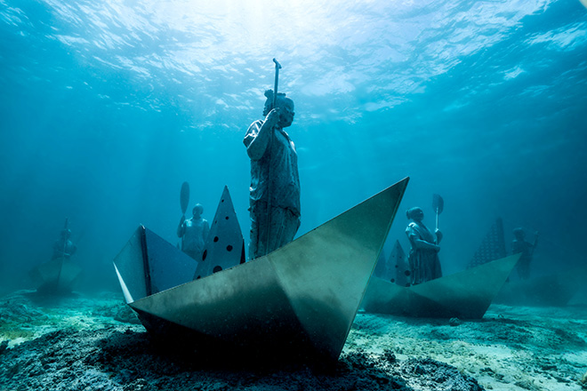 Jason deCaires Taylor – “A World Adrift”