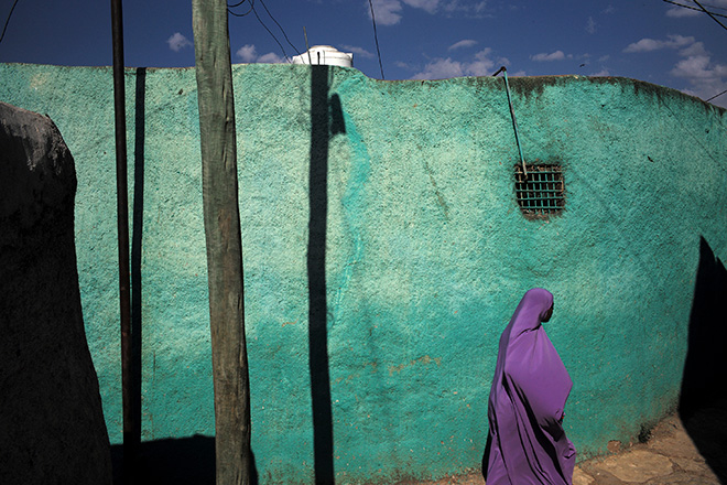 ©Marika Poquet (France) - Title of the image: Passing. Title of the series: Colors of Harar. Merit Award Gallery, AAP Magazine #43: Colors. Courtesy: All About Photo