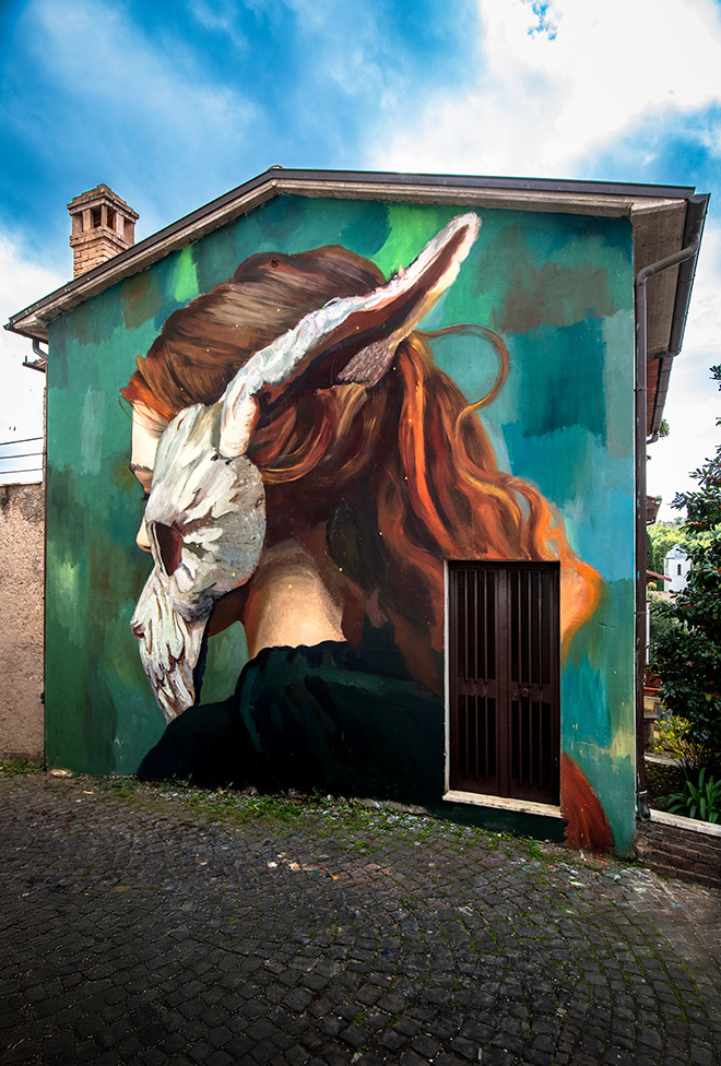 Luis Gomez de Teran - SI, Via Gioacchino Belli 7a, Monteflavio, Radici Street Art Festival