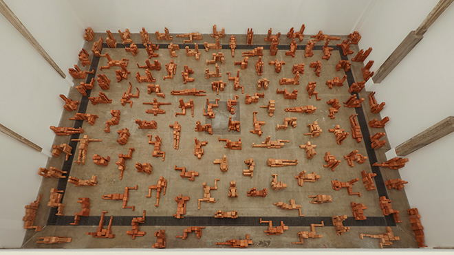 Antony Gormley, RESTING PLACE II, 2024, Terracotta, Dimensioni variabili, Cortesia: l'artista e GALLERIA CONTINUA, Copyright: © l'artista, Fotografo: Shao Li