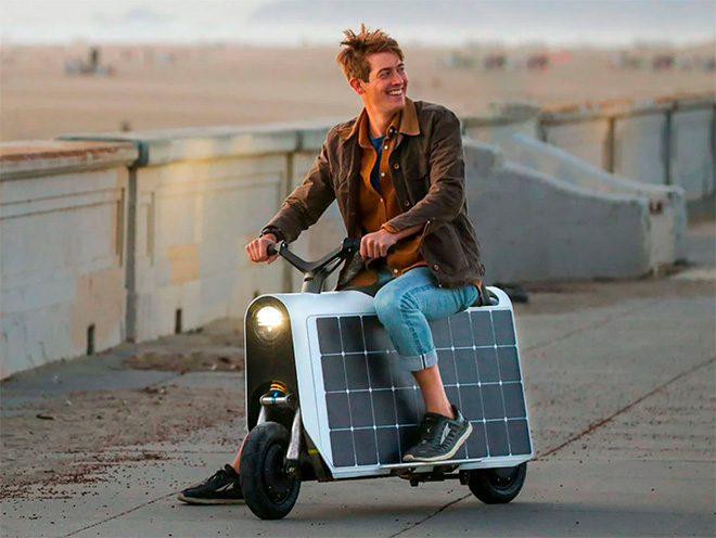 Otherlab – Lightfoot: lo scooter elettrico ad energia solare e a zero emissioni