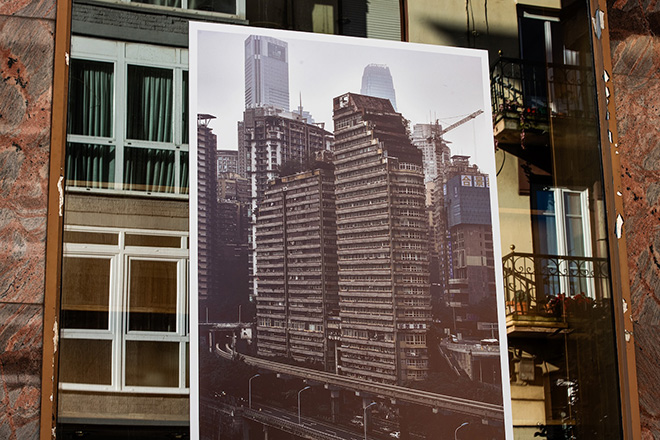 Manuel Alvarez Diestro - Chongqing residential towers, installation view, Santander