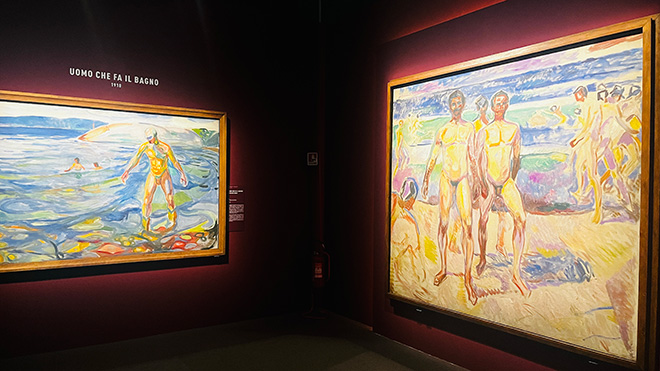 Exhibition views, MUNCH il grido interiore, 2024 Palazzo Reale. photo credits: Pablo Riccomi