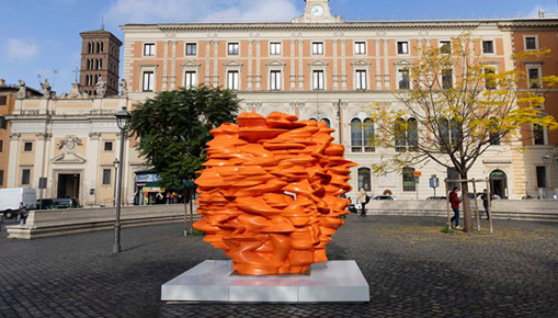 Le sculture di Tony Cragg alle Terme di Diocleziano e in giro per Roma