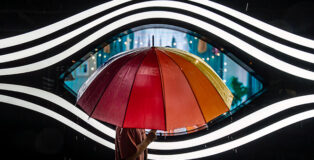 ©Joseph Cheung (Malaysia) / Courtesy All About Photo. Title of the image: Umbrella Eye . Title of the series: Not Applicable. Merit Award Gallery AAP Magazine 44: Street