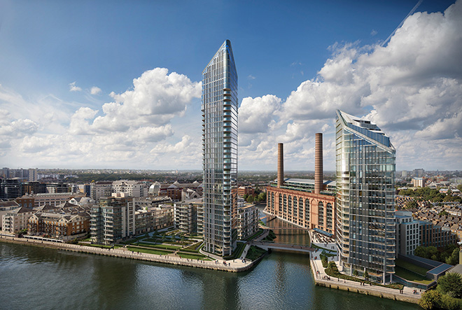 Farrells – “Chelsea Waterfront”: il nuovo villaggio urbano di Londra