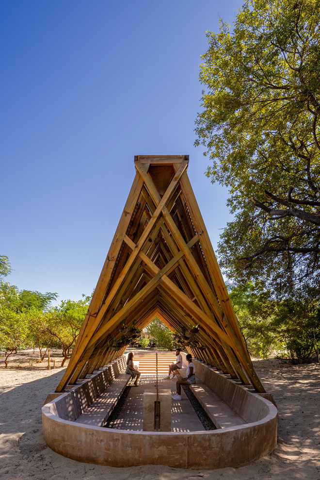 CCA | Bernardo Quinzaños - Orchid Pavilion for Casa Wabi. Photo credit: Rafael Gamo