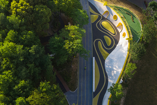 SoBA (Soft Build Architects) - The Orchestra Park, Kunshan (China). Photo credit: Holi