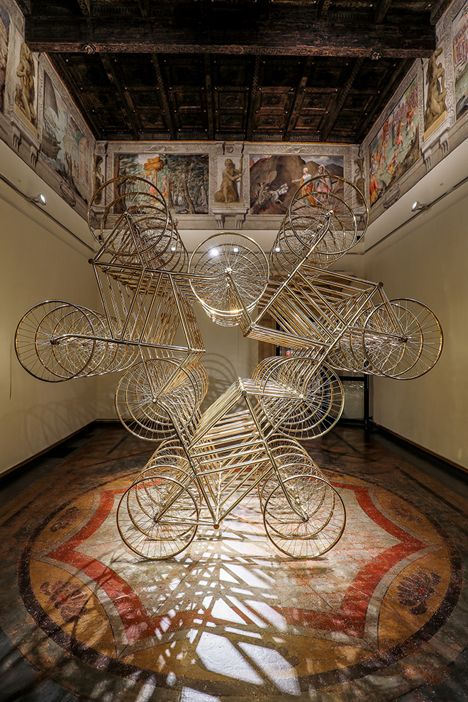 Ai Weiwei - Who Am I?, installation view, Palazzo Fava, Bologna. Photo credit: Elettra Bastoni