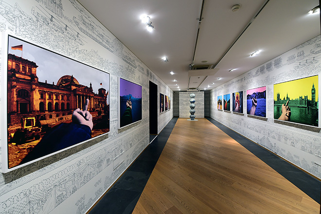 Ai Weiwei - Who Am I?, installation view, Palazzo Fava, Bologna. Photo credit: Roberto Serra