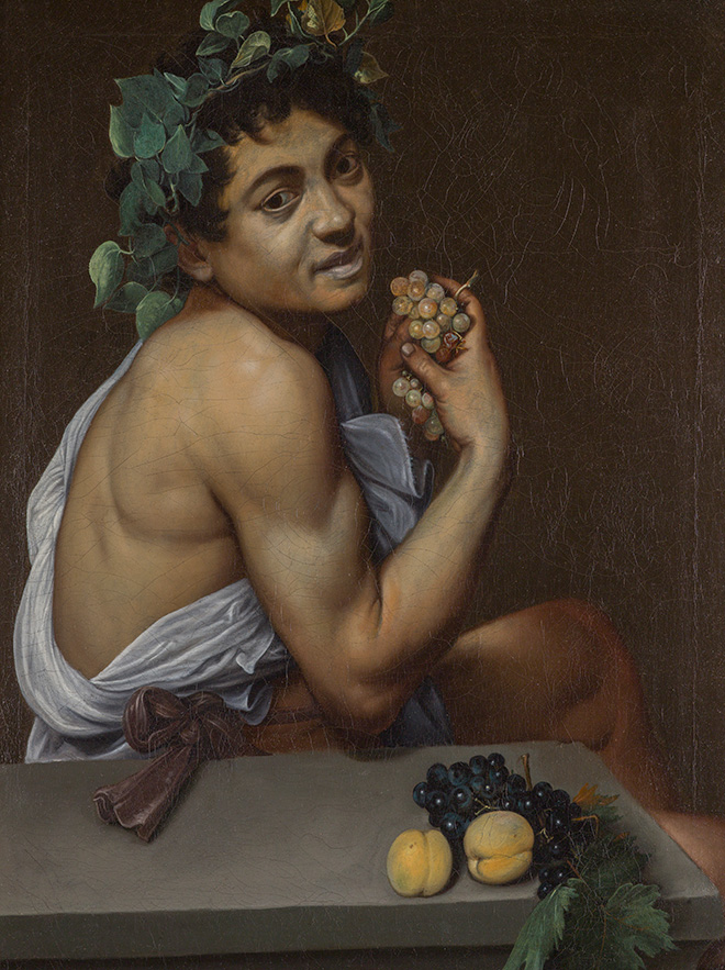 Caravaggio (Michelangelo Merisi) - Autoritratto in veste di Bacco (Bacchino malato), 1595 c.a., olio su tela, cm 67 x 53 Galleria Borghese, Roma (IT). Crediti: ph. M. Coen © Galleria Borghese