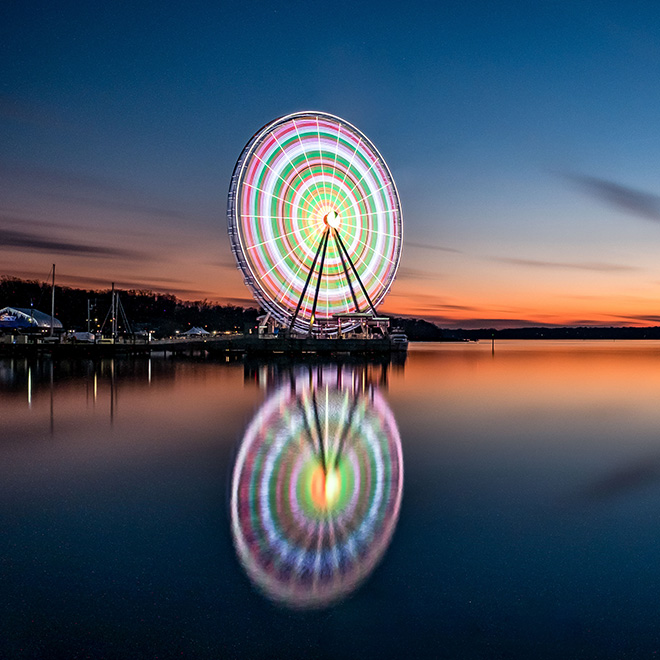 Marvin Anani (USA) / Courtesy All About Photo - Candy Wheel. Series: From Dusk Till Dawn, Merit Award Gallery, AAP Magazine #45: Travels