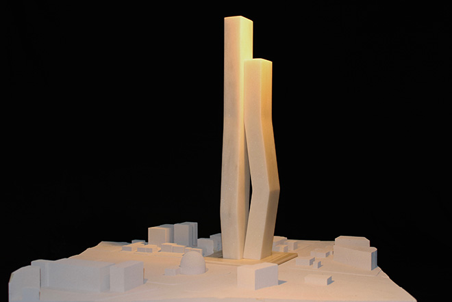 OODA - Bond, Tirana. Marble Model. Photo credit: OODA