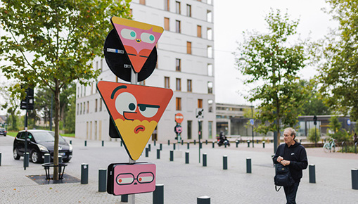 Florent Chamiot-Poncet (Wood Campers) + ilta studio - Illustrazione, grafica e design irrompono tra le strade di Rennes