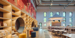 Studio Vapore - Children's Library, Western Academy of Beijing. Photo credit: Wu JianQuan