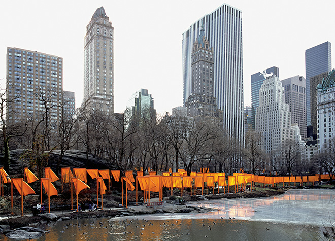 L’installazione “The Gates” di Christo and Jeanne-Claude rivive a New York con un progetto di AR e una retrospettiva inedita presso The Shed