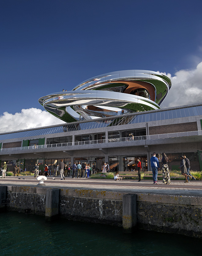 FENIX. Artist impression. Designed by MAD Architects. Image Proloog.tv