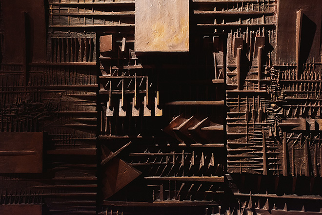 Labirinto Arnaldo Pomodoro. Photo credit: Andrès Juan Suarez. Courtesy of: Fondazione Arnaldo Pomodoro