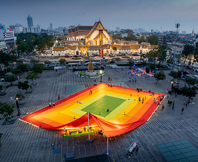 MVRDV – “Mega Mat”, installazione alla Bangkok Design Week