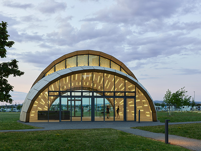 Solar Gate - ©ICD/IntCDC University of Stuttgart (Photo: Roland Halbe)