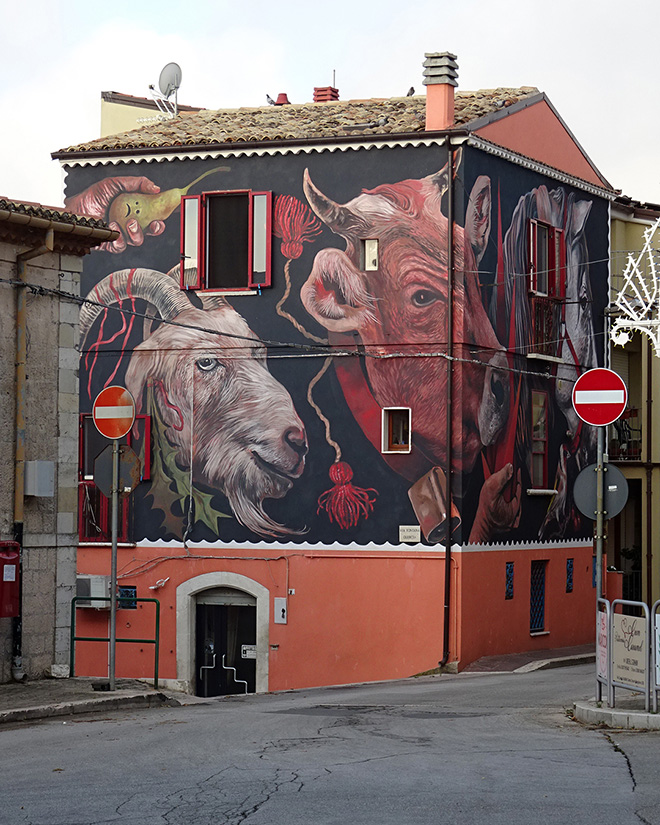 Nicola Alessandrini - Murale a Santa Croce di Magliano (CB)