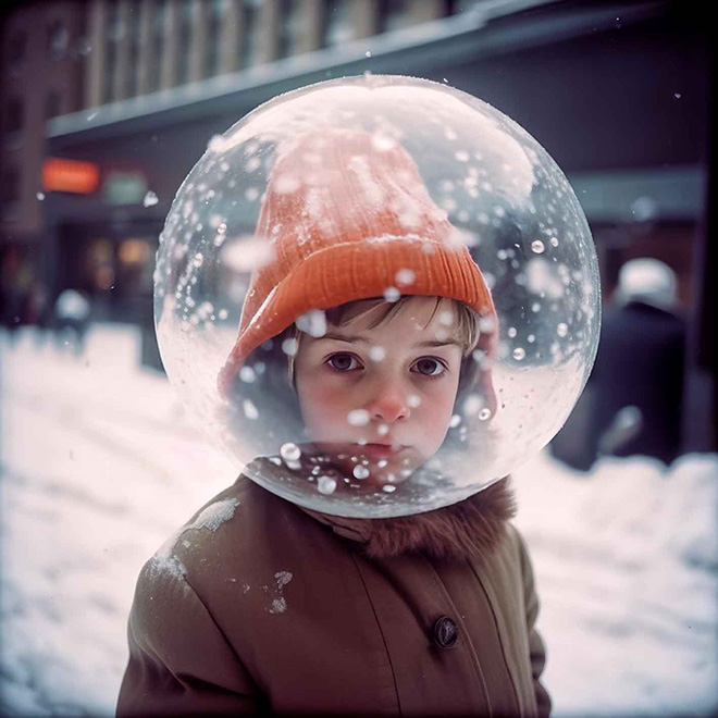 Phillip Toledano - BUBBLES HEAD, 2024